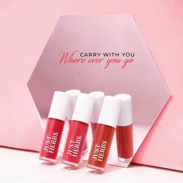 Herb-enriched Matte Liquid Lipstick Combo: Deeps & Reds + Brights & Pinks